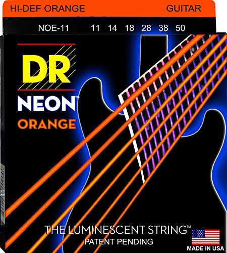 DR Strings Dr Strings Neon Orange Set snaren van elektrische gitaar 11-50