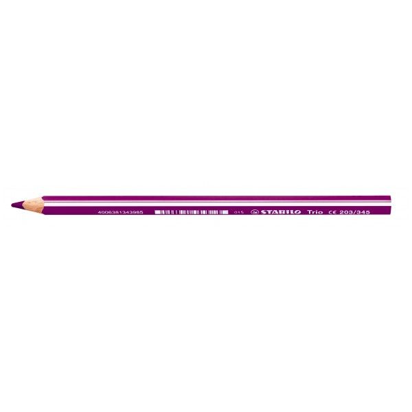 Stabilo Trio Thick, dik driekantig kleurpotlood, met extra dikke kern 4.2 mm, fuchsia, per stuk