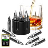 Ijsblokjes Whiskey Stones Set - Roestvrij Stalen Ijsblokjes Kogels - Cadeau voor Mannen