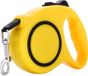 Laisse Automatique Pour Chien Jusqu'à 11 Kg - Jaune, 3 m, Résistante Avec Poignée Confortable Et Verrouillage Permanent