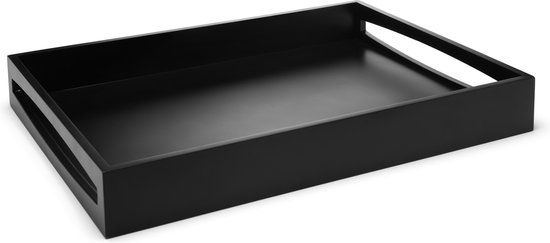 Leopold Vienna Dienblad Rechthoek 47.5x35x6cm MDF Zwart