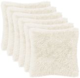 vidaXL Kussensloop - 6 stuks - Wit - 35 x 35 cm - Katoensatijn