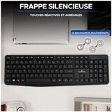 Bluestork KB-MEDIA-OFFW/FR AZERTY Multimedia Toetsenbord Bedraad