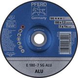 Pferd Rüggeberg Slijpschijf voor aluminium A24 NSG, haaks gebogen 115-7,2mm