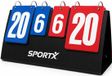 Sportx Sport scoreboard voor wedstrijd - puntentelling - tot 30 punten - omklapbordje