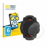 BROTECT Screenprotector 6 Stuks voor Garmin Instinct 3 Solar (45 mm) Beschermglas transparant