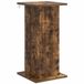 vidaXL Plantenstandaard Gerookt eiken 30,5 x 30 x 60,5 cm Bewerkt hout