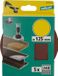 Wolfcraft 5 disques abrasifs auto-agrippants grain 240 fixoflex, pour bois/métal - 2215100