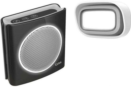 Extel diBi Flash - Draadloze deurbel - Zwart
