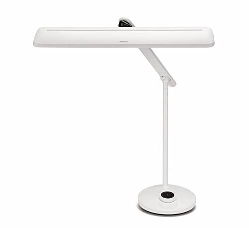 Philips LED-tafellamp - Wit - 14 W - Bureaulamp - Dimbaar - Energiezuinig