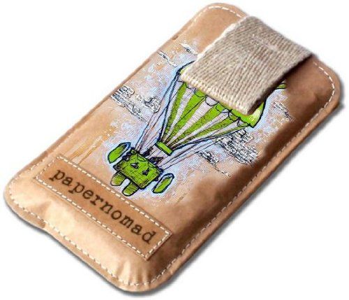 Papernomad PN-ZAO beschermhoes voor Apple iPad Mini bruin, Samsung S3/HTC One X