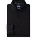OLYMP Japanese Knitted Body Fit Jersey overhemd zwart, Gestructureerd