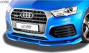 Voorspoiler RDX Racedesign Voorspoiler Vario-X passend voor Audi Q3 (8U) 2011-2018 incl. S-line (PU)