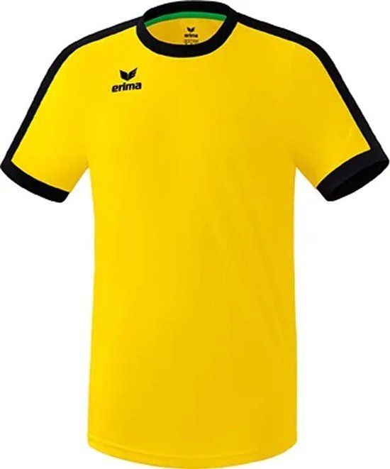 Erima Retro Star Shirt - Geel/Zwart - Maat XL