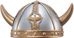 Rubies Viking verkleed helm - grijs/goud - kunststof - voor volwassenen