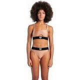 Arena Bralette Bicolore Élastique Crème Taille : S