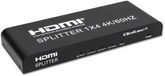 Qoltec - Serie - HDMI Signaalversterker - 4K 60Hz - 4 Uitgangen