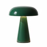 OMNIEXA Tafellamp - Vintage Donkergroen – Dimbaar & Draadloos – 3 Lichtstanden – LED Designlamp met TouchControl