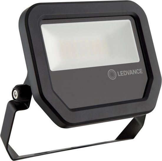 Ledvance LED Breedstraler - 20W - 6500K - Zwart - Aluminium