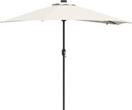 vidaXL Tuinparasol zand 294 x 150 x 223 cm polyester en staal