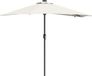 vidaXL Tuinparasol zand 294 x 150 x 223 cm polyester en staal
