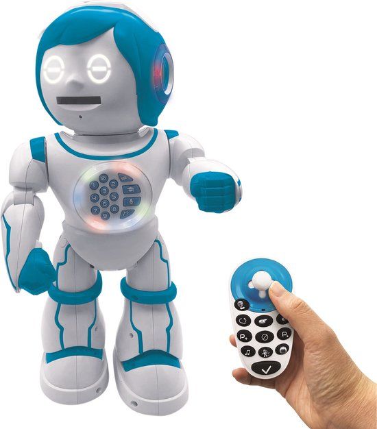 Lexibook POWERMAN® KID Mijn Slimme Tweetalige Robot, STEM met afstandsbediening en verhalenmaker (Frans/Engels)