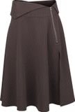 Killstar Nocturne Nights - Midnight Gaze Midi Skirt Dames Midirok - bruin - S