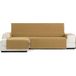 ECOMMERC3 Chaise Long-bankovertrek voor links, elastisch, normale linkerkant voor rugleuning, zitting en armleuningen, mosterdkleurig