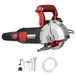 VEVOR Elektrische Muurfrees 41 mm Diepte, Elektrische Sleuffrees Kits Met 8 Mes 125mm, Elektrische Groeffrees Breedte 6200rpm