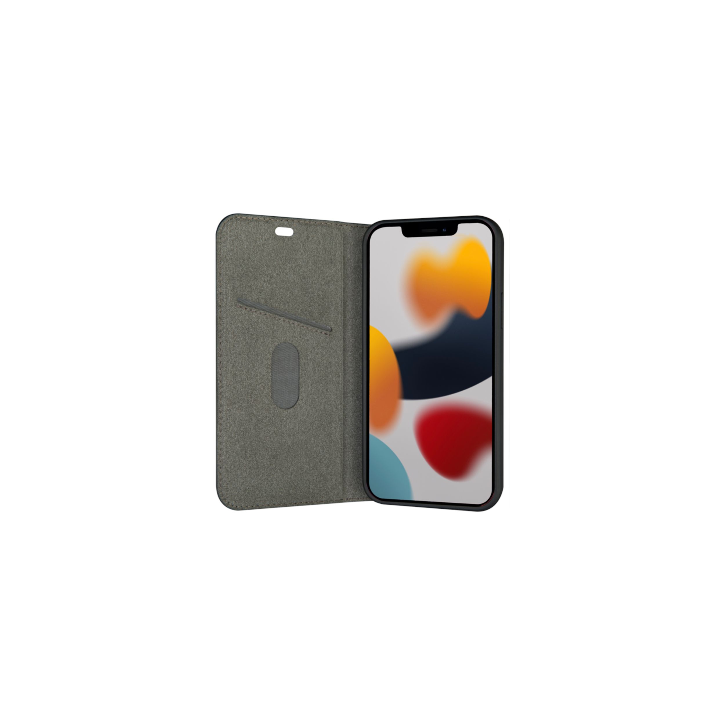 dbramante1928 iPhone 13 Pro Max Book Case - Black Faux Leather