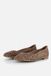 Tamaris Leopard Ballerina's Bruin Leer Dames Maat 38