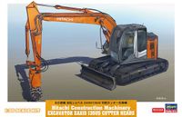 Hasegawa Modelbouwpakket Landbouwvoertuigen - 66111 Hitachi Constructie Graafmachine Zaxis 135US met Sloopkoppen Plastic - 1:35 - Modelbouw