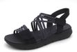 Jana Dames Sandaal - 28766-805 Blauw - Wijdte H - Maat 40