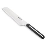 Arcos Serie Line - koksmes | microgetand lemmet | lemmet van 180 mm | ergonomische handgreep | modern design en uitstekende prestaties | gerecyclede kartonnen verpakking | zwarte handgreep