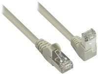 S/CONN S/FTP CAT6 Gigabit netwerkkabel haaks/recht / grijs - 0,50 meter