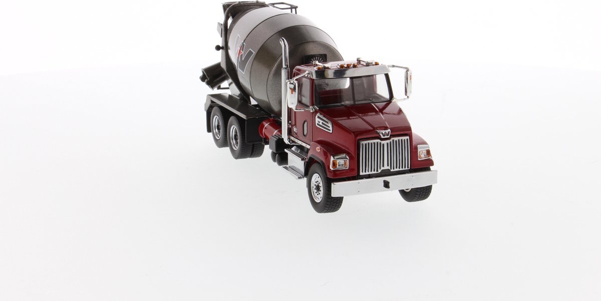 Diecast Masters Western Star 4700SF Concrete Mixer - Red/Gunmetal