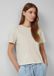 s.Oliver - T-shirt en interlock jersey met ronde hals voor dames