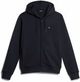 Napapijri Classic Blauwe Hooded Sweatshirt Met Borduurwerk
