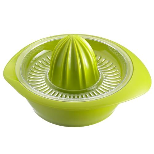 Westmark Citruspers met sapreservoir, diameter: 18,7 cm, inhoud: 0,5 l, kunststof, Limetta, appelgroen, 3091227A