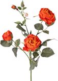 Top Art Kunstbloem roos Ariana - oranje - 73 cm