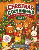 Christmas Cozy Animals Christmas Cozy Animals: Cute and Easy Coloring Book