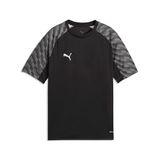 PUMA teamLIGA26 Jersey Jr, 116, Zwart Wit-Plat Donkergrijs