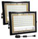 Projecteurs LED, set de 2, 50W, 6500K, 5000lm, IP66, 1,5 mètre de câble