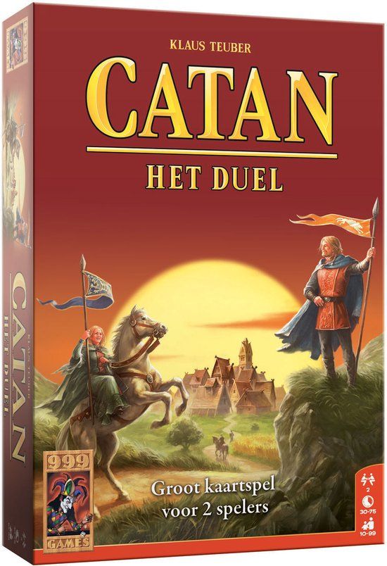 999 Games - Catan: Het Duel Kaartspel - Basis Het Duel - Strategisch spel - Nederlands