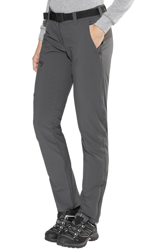 Maier Sports Inara Slim lange broek Dames grijs 46 2018 Trekking- & Wandelbroeken