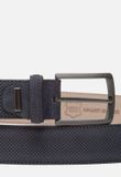 Ziengs Blauwe Leren Riem 960549 - Maat 90