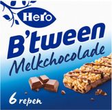 Hero B'tween Tussendoortje Melkchocolade 6x25gr