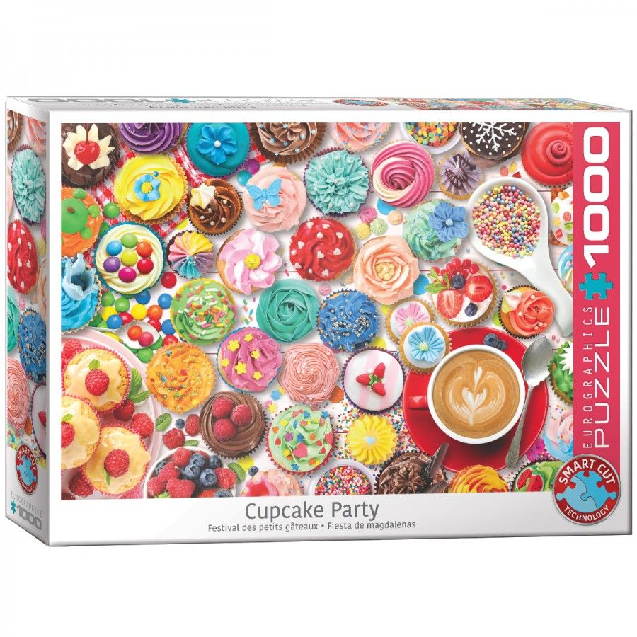 Eurographics Cupcake Feestje - Puzzel - 0628136256049