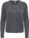 Only Vest Onlolivia Ls O-neck Cardigan Cc Knt 15380550 Dark Grey Melange/dtm Horn Button Dames Maat - M