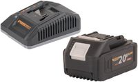Procraft Starter Pack C20/6.5 Snellader 20V 6.5A + 1x 20/4 Accu 4.0Ah
